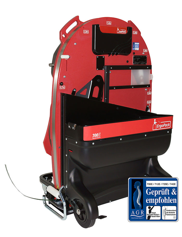 Ergopack 700E pallet strapping device